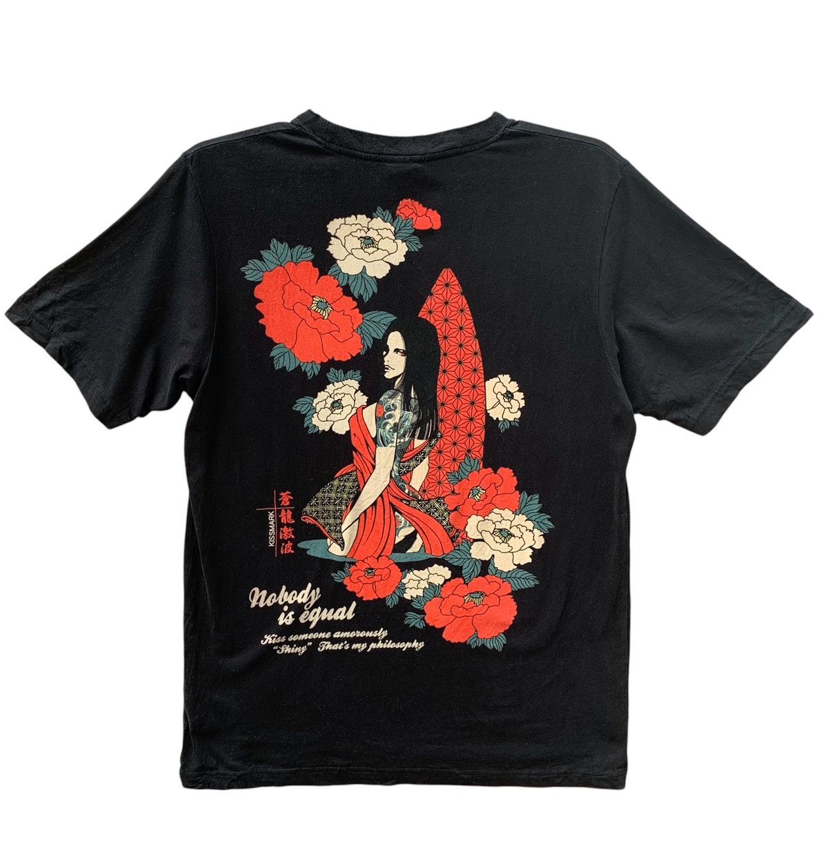 Japanese Brand Kissmark Nobody Is Equal T Shirt Size US M / EU 48-50 / 2 - 1 Thumbnail
