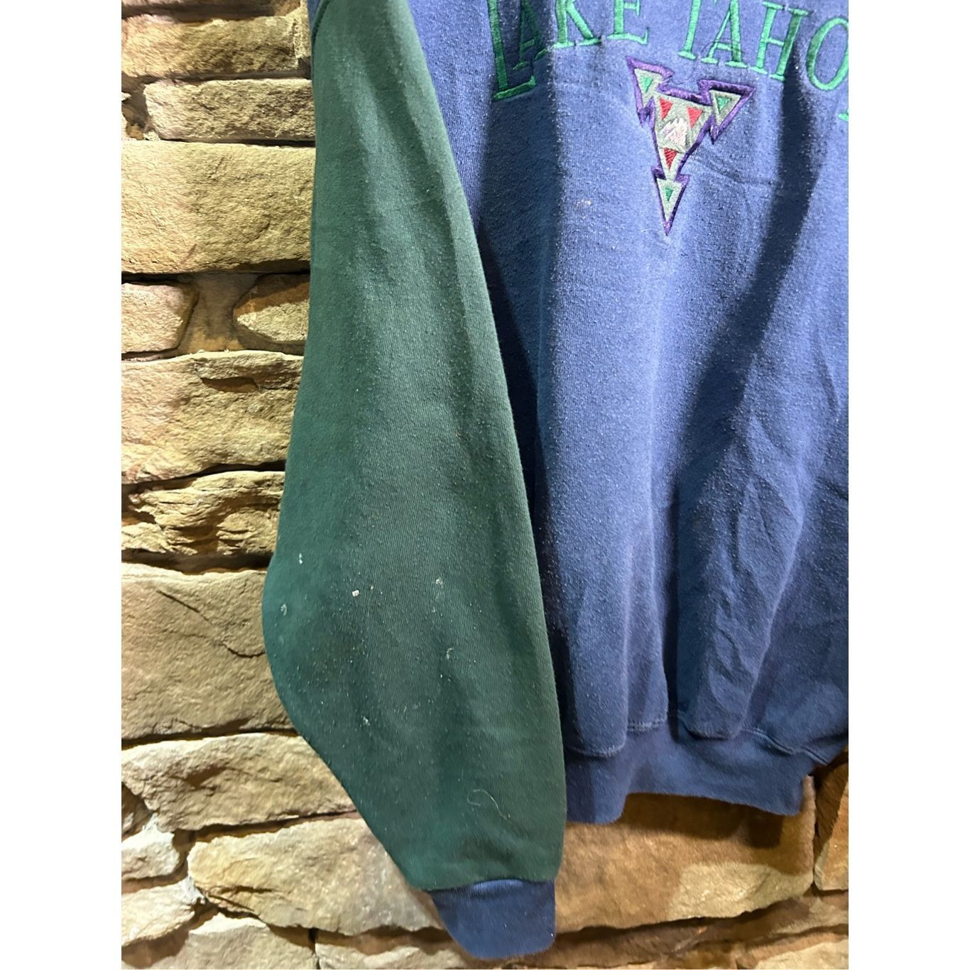 Vintage Size XL vintage 1990s Lake Tahoe embroidered sweatshirt crew Size US XL / EU 56 / 4 - 2 Thumbnail