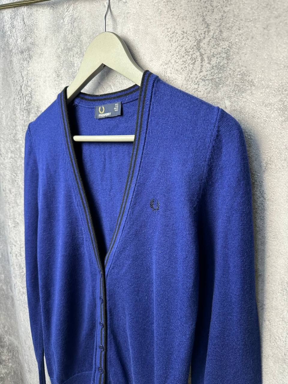 Fred Perry × Vintage Fred Perry Cardigan Button Down Wool Knit Sweater Size S / US 4 / IT 40 - 6 Thumbnail