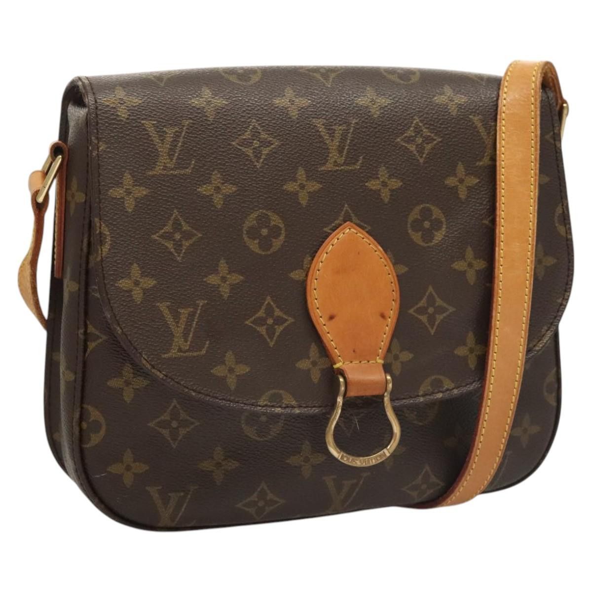 Louis Vuitton Monogram Saint Cloud Gm Shoulder Bag M51242 Lv Auth Yk18067, Women's
