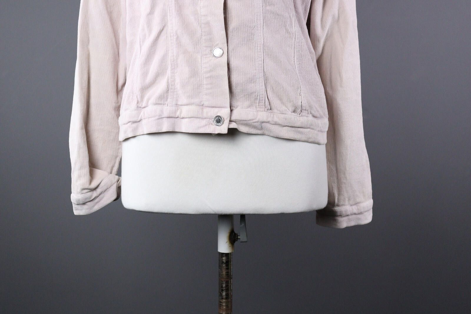 Designer Marc Cain Pink Corduroy Blazer Overshirt Jacket Size 5 Size M / US 6-8 / IT 42-44 - 3 Thumbnail