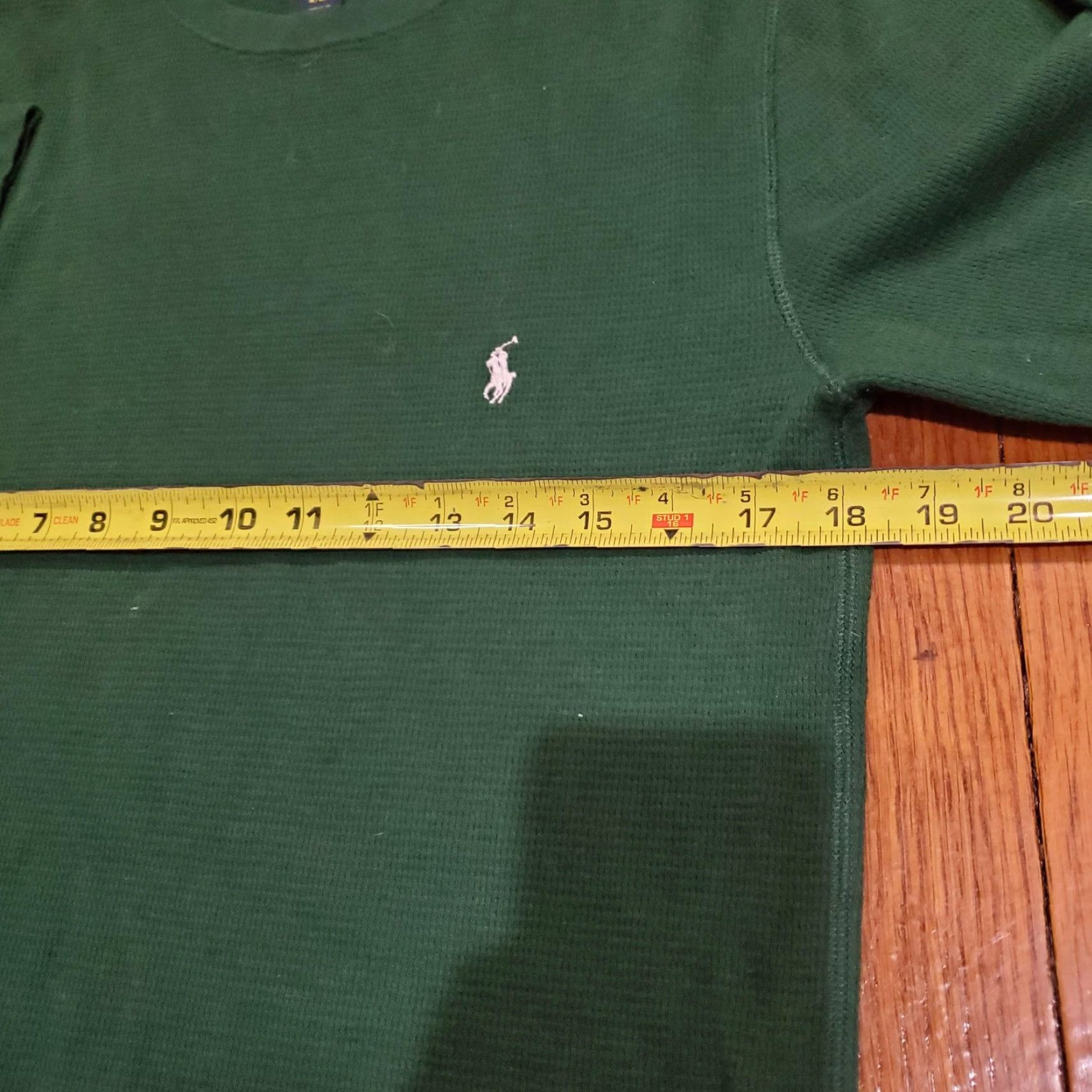 Polo Ralph Lauren Polo Ralph Lauren Shirt Mens M Green Sleepwear Waffle Knit Thermal Top Size US M / EU 48-50 / 2 - 6 Thumbnail
