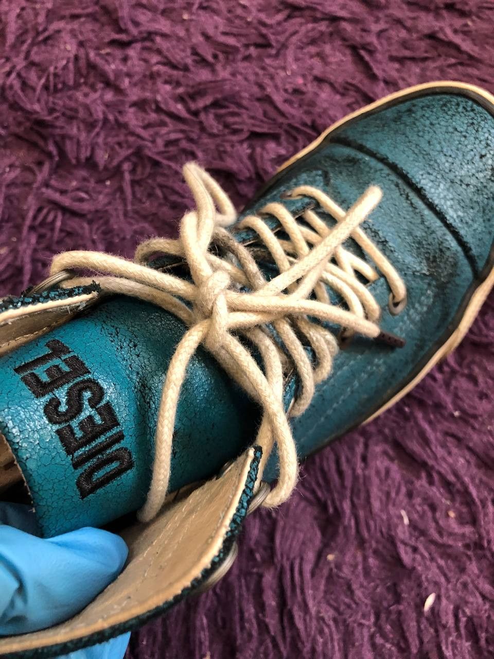 Diesel Vintage Diesel Streetwear Hi-Top Sneakers Size 7 Size US 7 / EU 40 - 5 Thumbnail