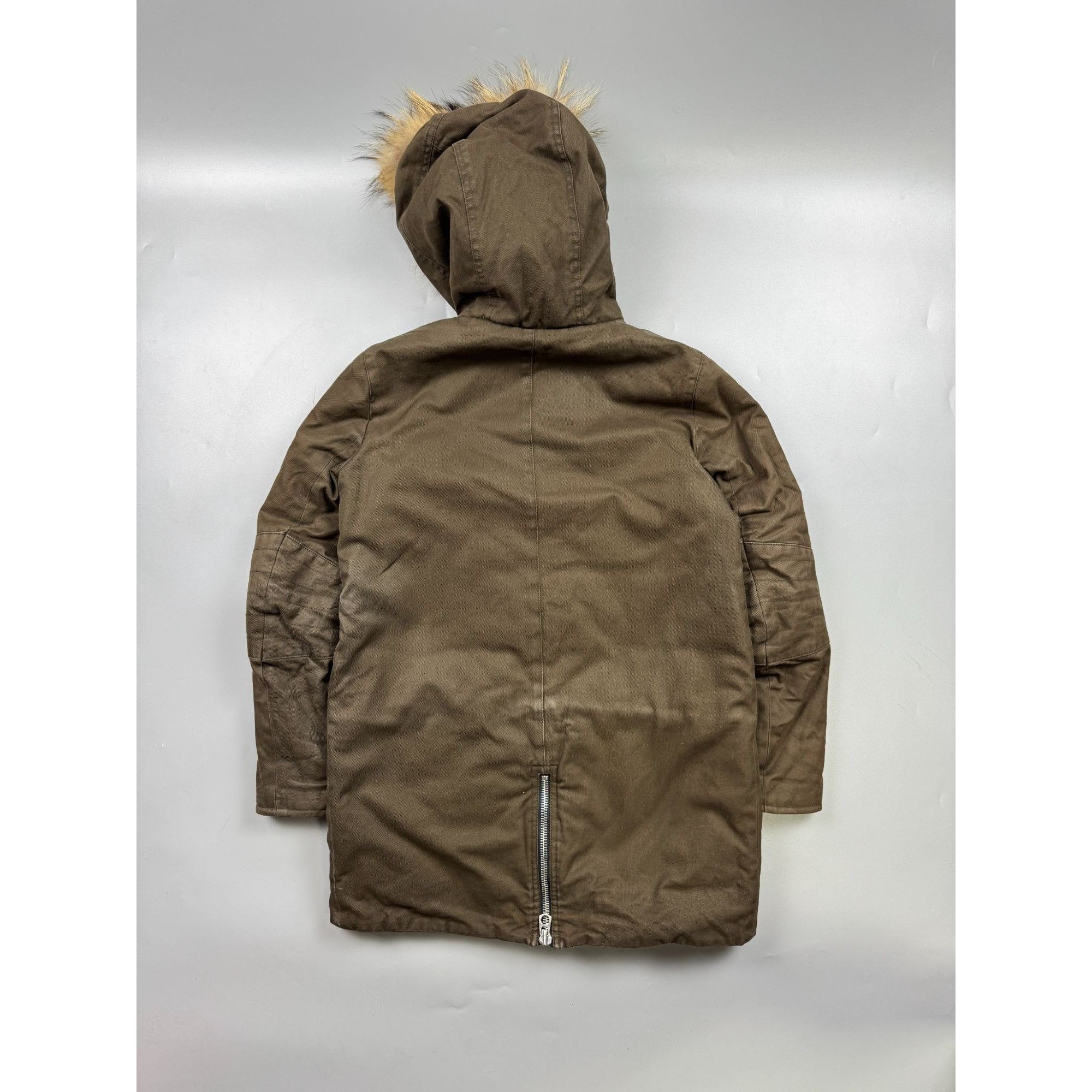 Sandro Sandro Paris Fur Hood Cotton Parka (Y1214) Size S / US 4 / IT 40 - 12 Thumbnail