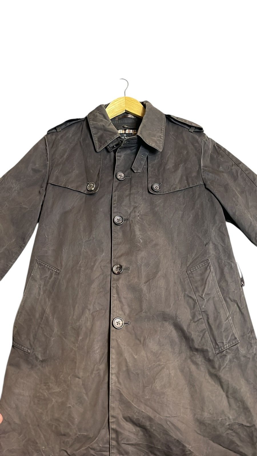 Paul Smith × Vintage Paul Smith Trench Coat (25) Size US L / EU 52-54 / 3 - 3 Thumbnail