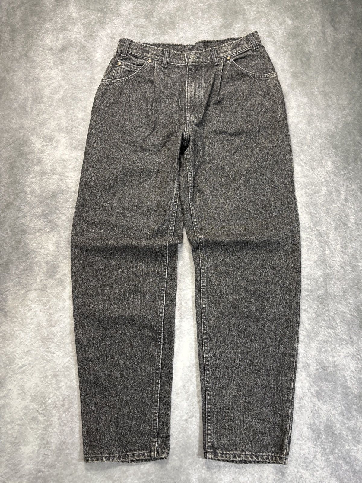 Levi's × Vintage 1980s Levi’s Jeans 80s Vintage Acid Wash Stone Black Tab Size US 31 - 7 Thumbnail