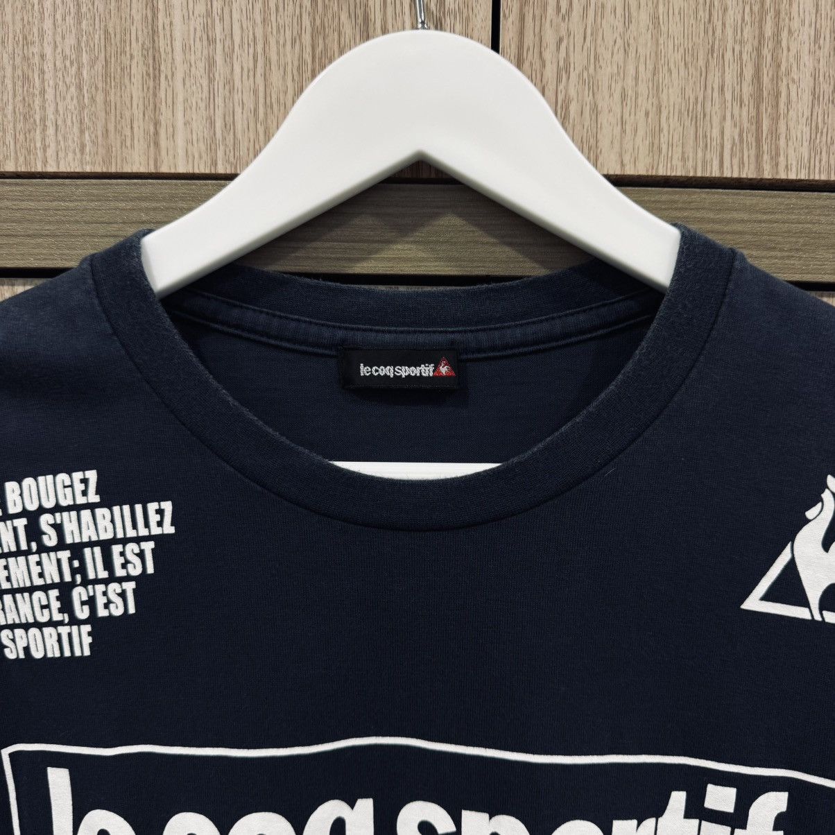 Le Coq Sportif Le CoQ Sportif Big Logo Tee Size US M / EU 48-50 / 2 - 4 Thumbnail