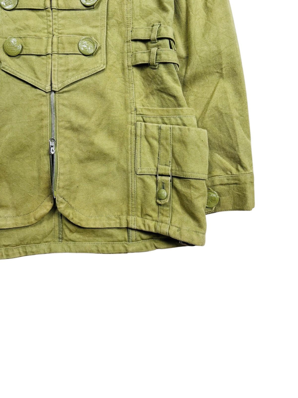Ekam 2000s Backs - Apocalypse Style Napoleon Hooded Jacket Size US M / EU 48-50 / 2 - 11 Thumbnail