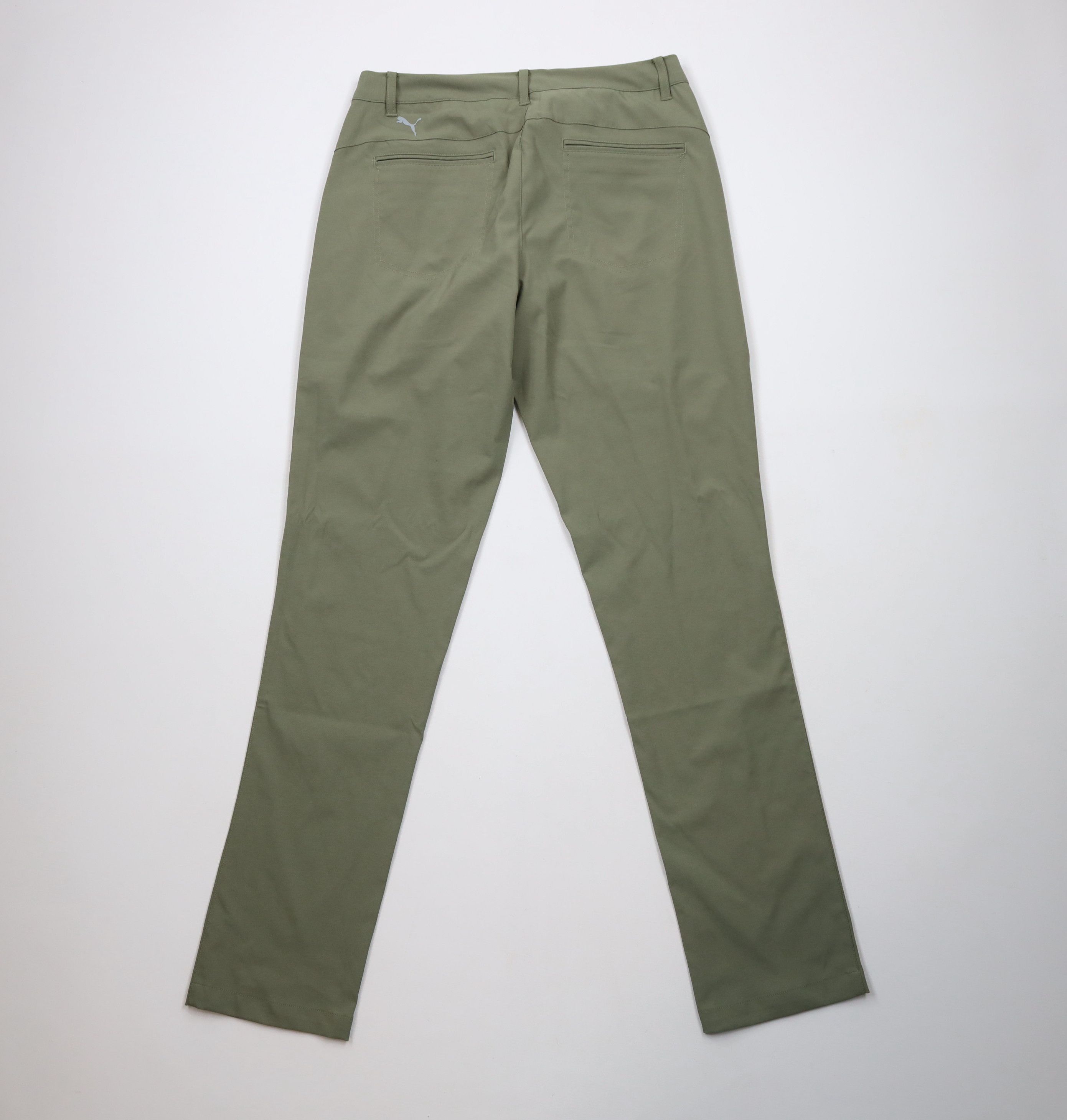 Puma × Vintage Puma Golf Cell Straight Leg Golfing Golf Chino Pants Green Size US 32 / EU 48 - 12 Thumbnail
