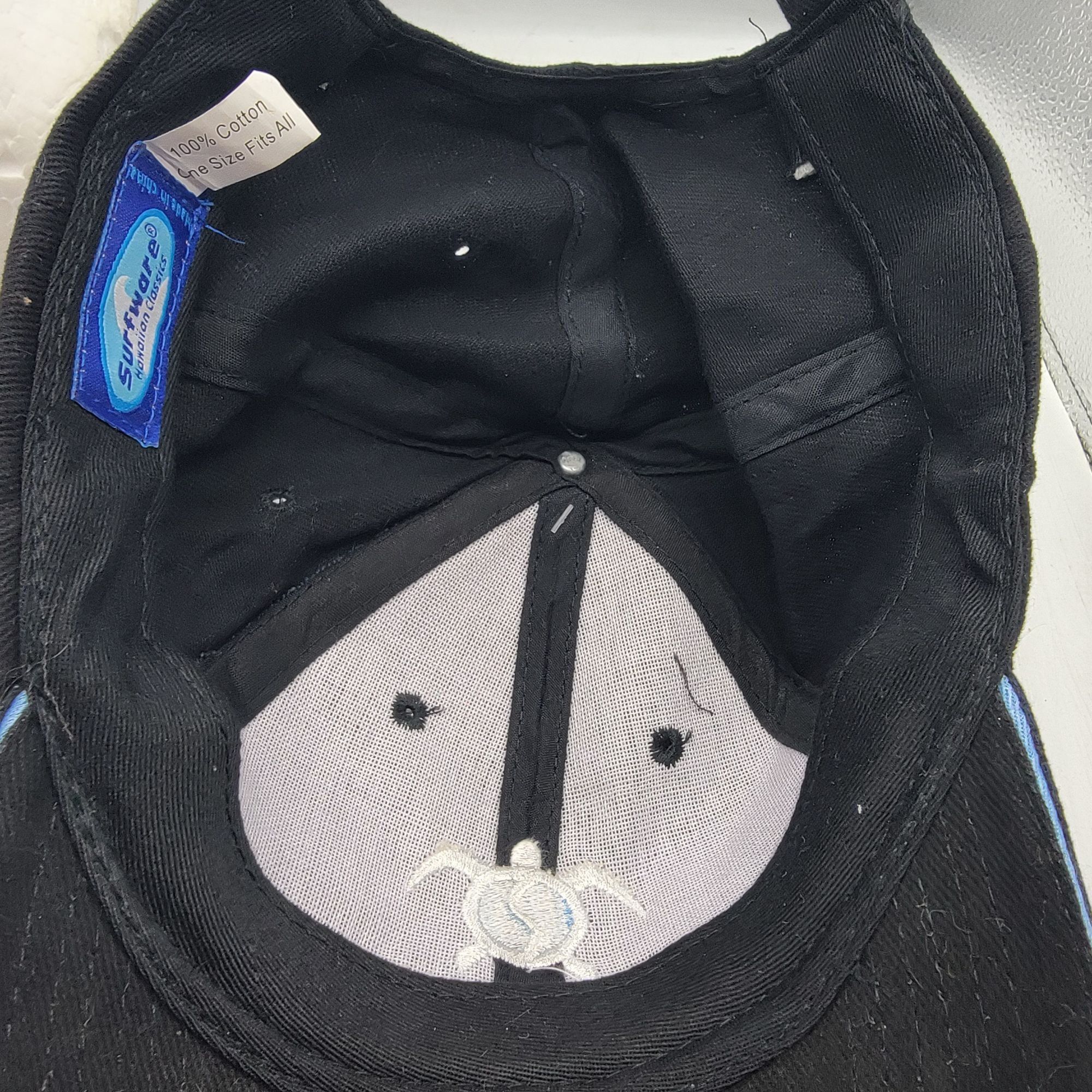 Other Hawaii Surfware Black Baseball Cap With Sea Turtle Embroider Size ONE SIZE - 7 Thumbnail