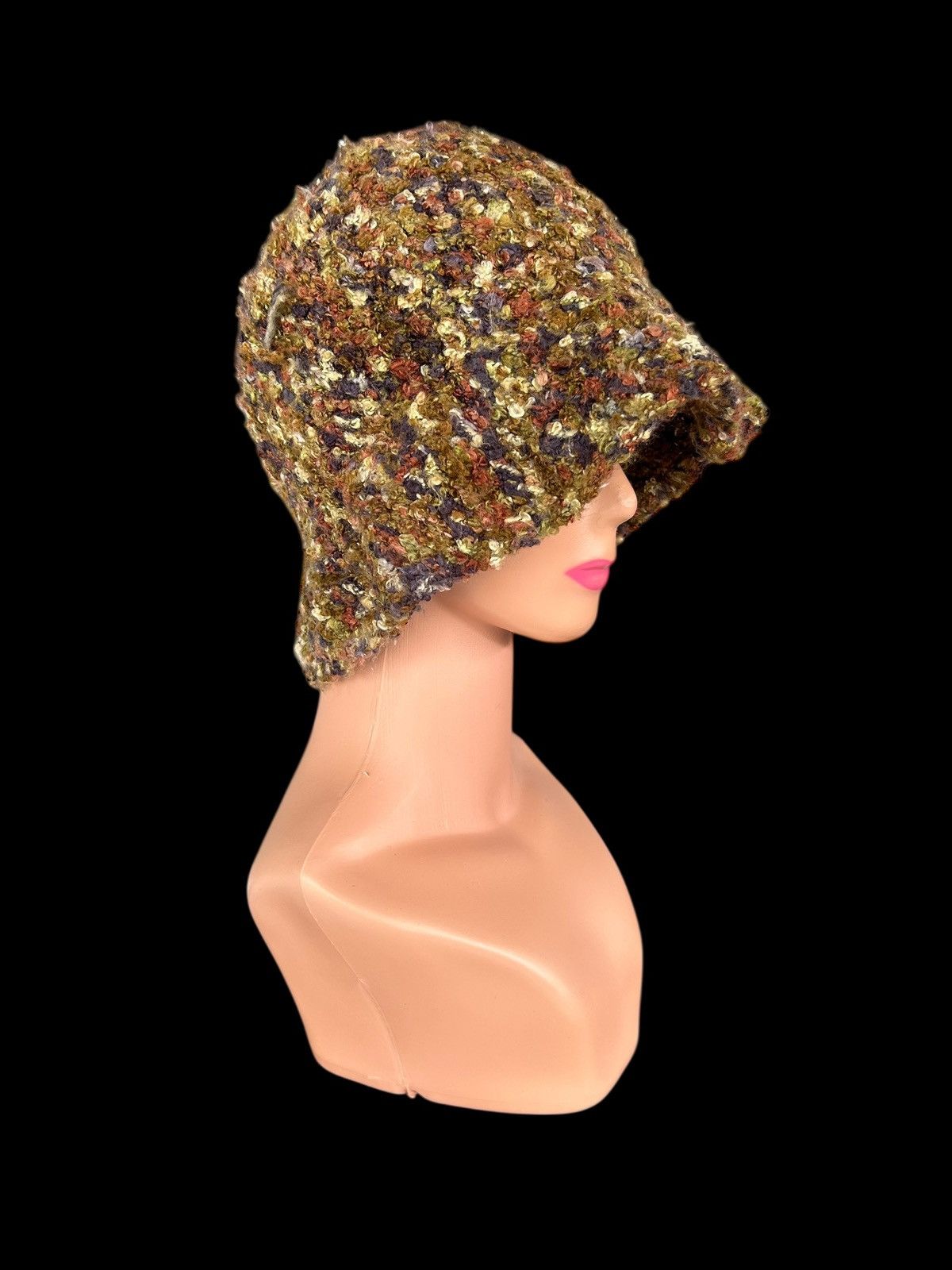 Japanese Brand × Kapital × Vintage Crochet Knitted Handmade Bucket Hats Size ONE SIZE - 4 Thumbnail
