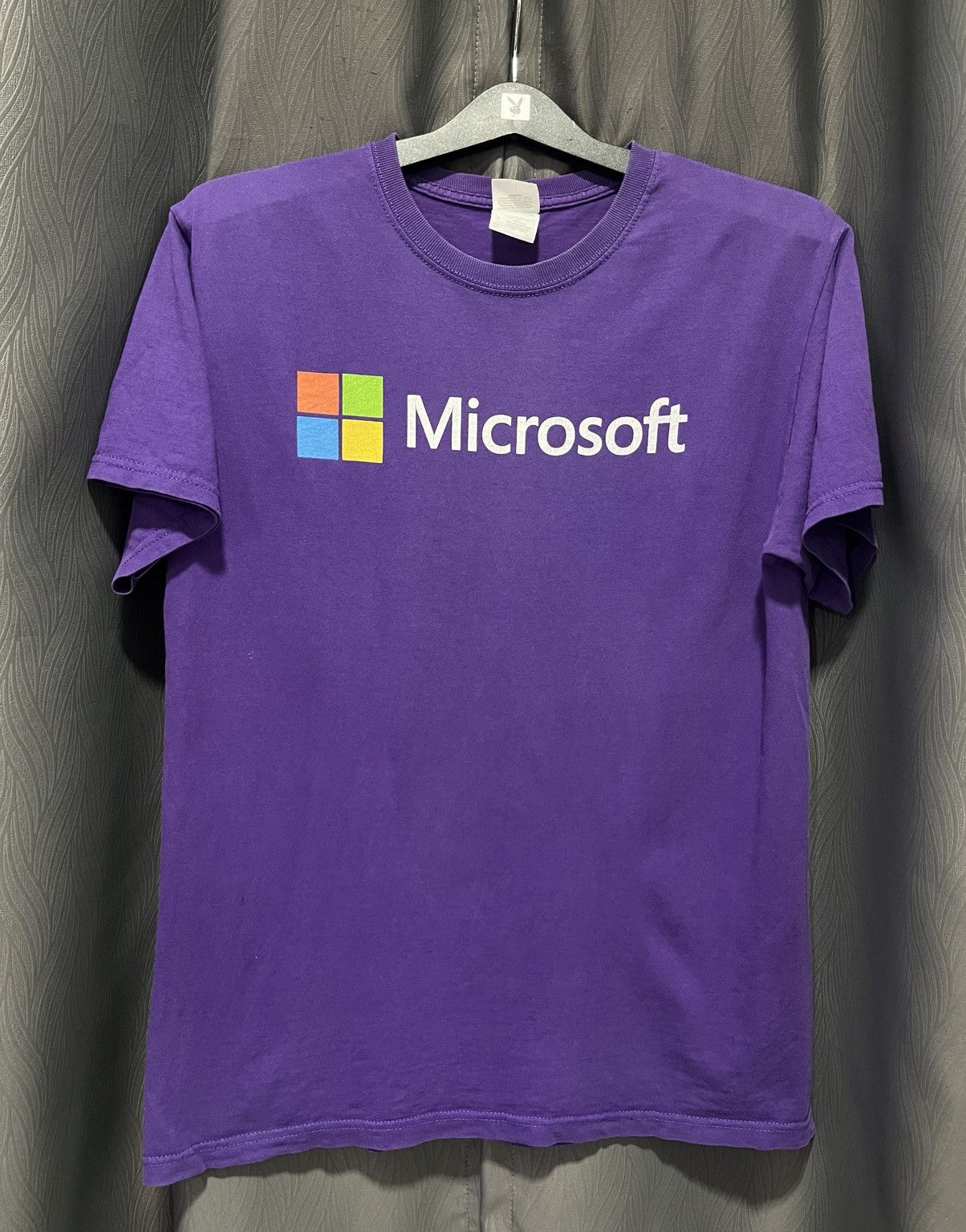 Fruit Of The Loom × Microsoft × Vintage Vintage Y2k Microsoft T.Shirt Size US M / EU 48-50 / 2 - 1 Thumbnail