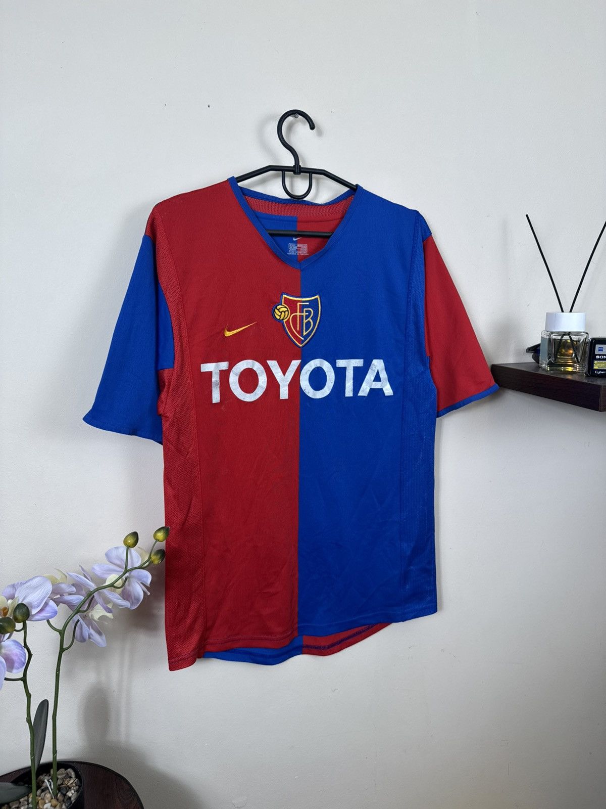Nike Nike FC Basel Jersey 2002-04 #13 Gimenez Soccer Signature S Size US S / EU 44-46 / 1 - 7 Thumbnail