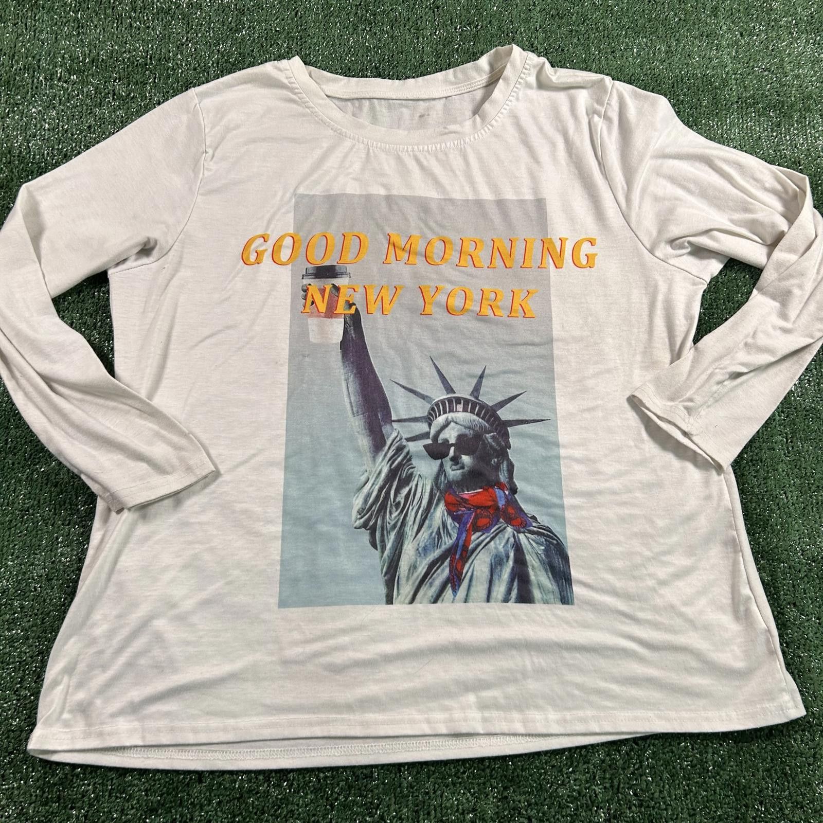 Other Men’s Long Sleeve Top with Statue of Liberty Print XL Size US XL / EU 56 / 4 - 1 Thumbnail