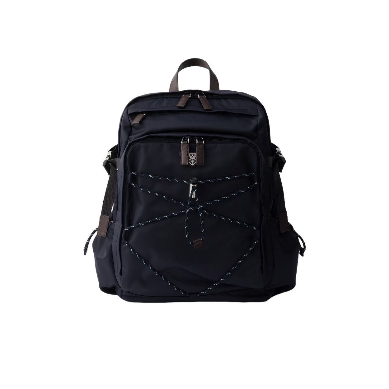 Prada PRADA Speedrock $3100 Navy Re-Nylon/Leather Backpack New & A Size ONE SIZE - 1 Thumbnail