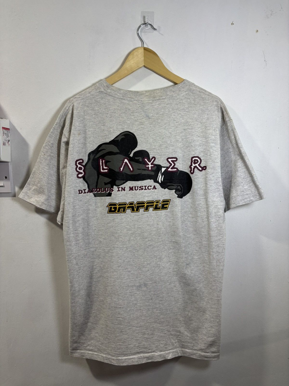 Band Tees × Slayer × Vintage Vintage 90’s Slayer Diabolus In Musica 1998 Tshirt Size US L / EU 52-54 / 3 - 1 Thumbnail