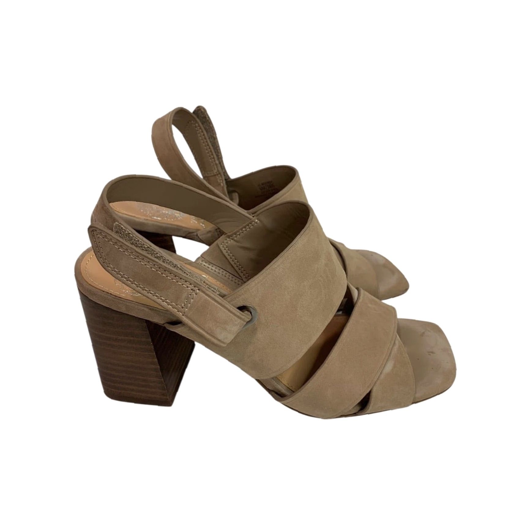 Vince Camuto Vince Camuto Women Size 6 Brown Suede Bebendy Block Heel Sandals User: Vince Camuto Women Size 6 Brown Suede Bebendy Block Heel Sandals Size US 6 / IT 36 - 4 Thumbnail