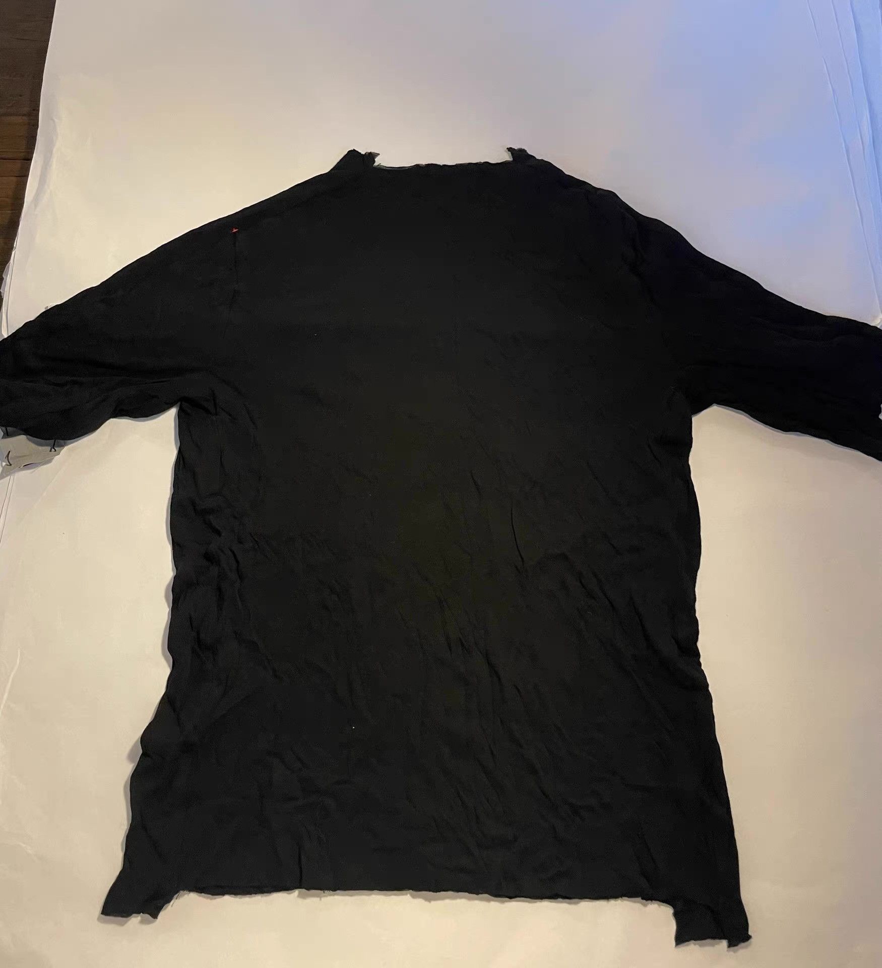 Ma+ m.a+ 16SS Black Square‑Neck Loose‑Fit Tee Ｑ25 Size US S / EU 44-46 / 1 - 4 Thumbnail