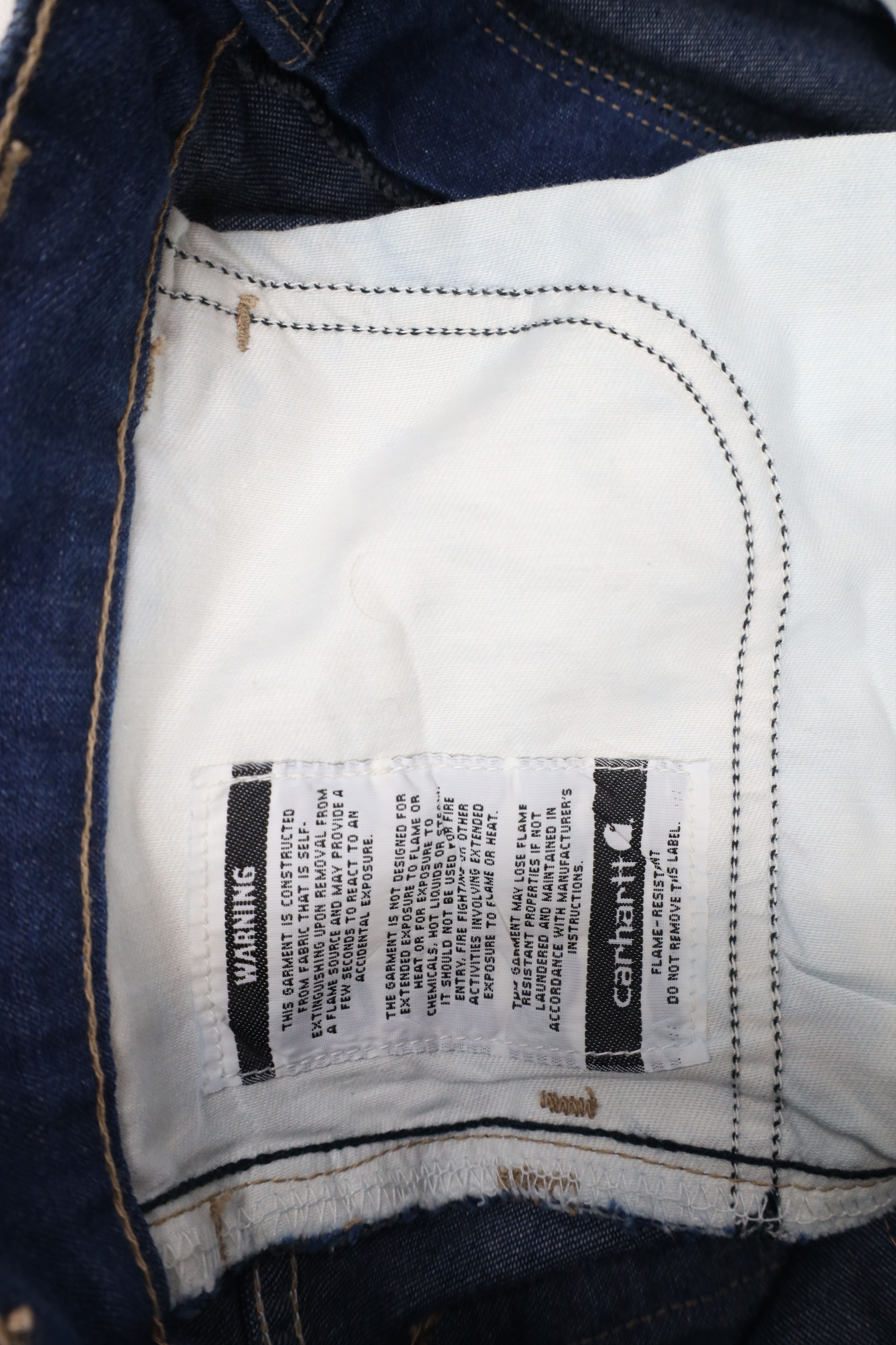 Carhartt × Vintage Vintage Y2K Carhartt FR Relaxed Fit Denim Jeans USA Size US 36 / EU 52 - 9 Thumbnail