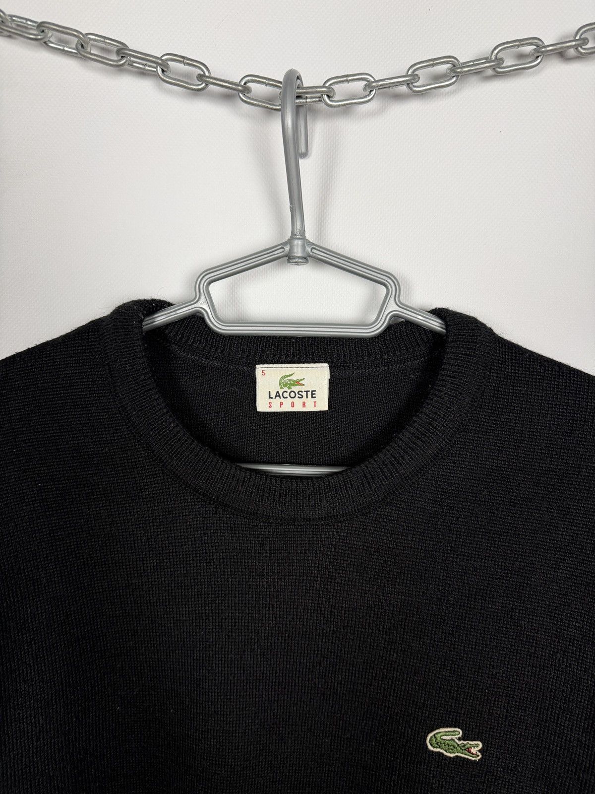 Lacoste Lacoste Sport Vintage Crewneck Sweater Pullover Wool/Acrylic Size US L / EU 52-54 / 3 - 7 Thumbnail