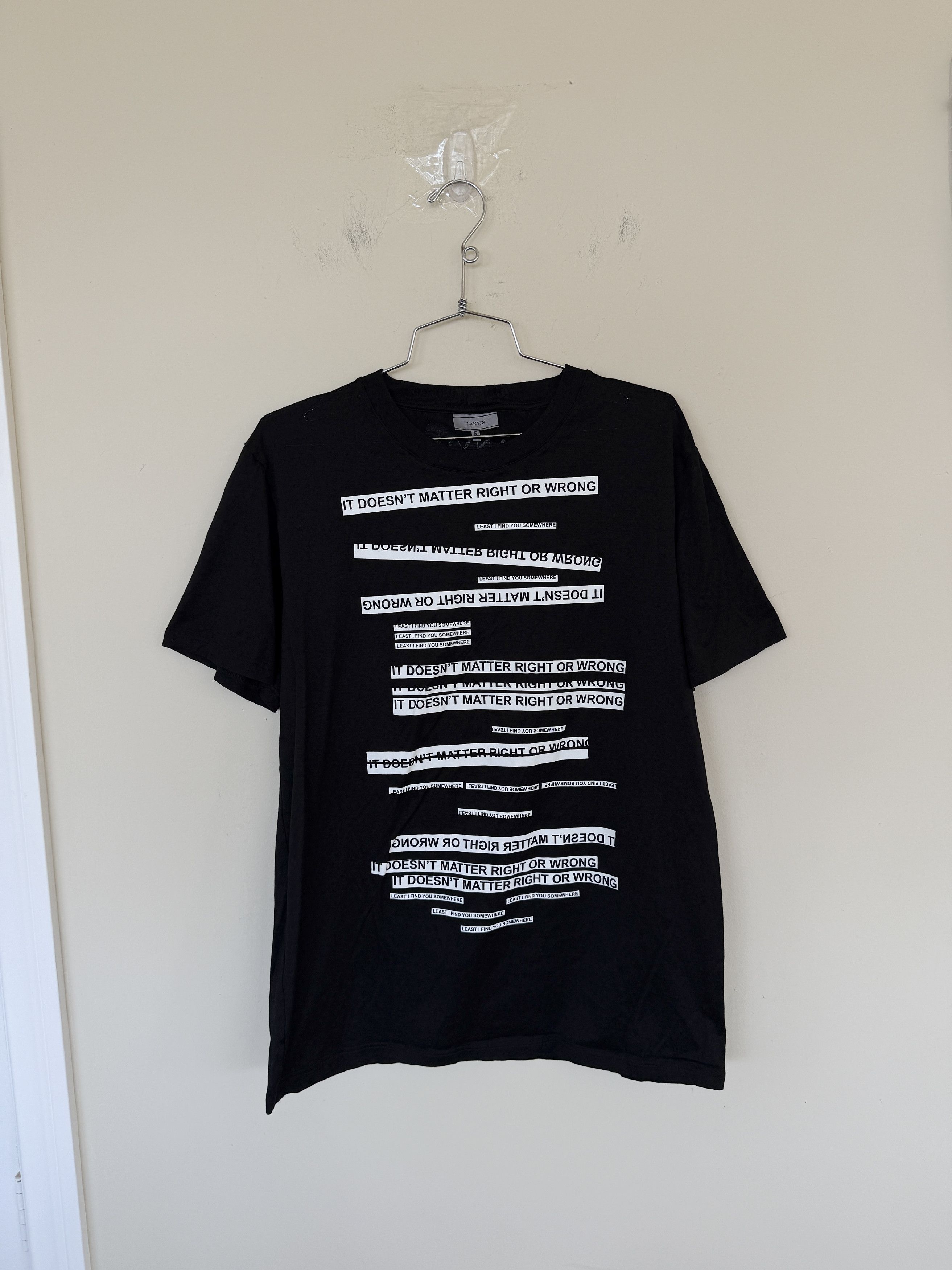 Lanvin Lanvin DOESN'T MATTER RIGHT OR WRONG Shirt Size US M / EU 48-50 / 2 - 1 Thumbnail