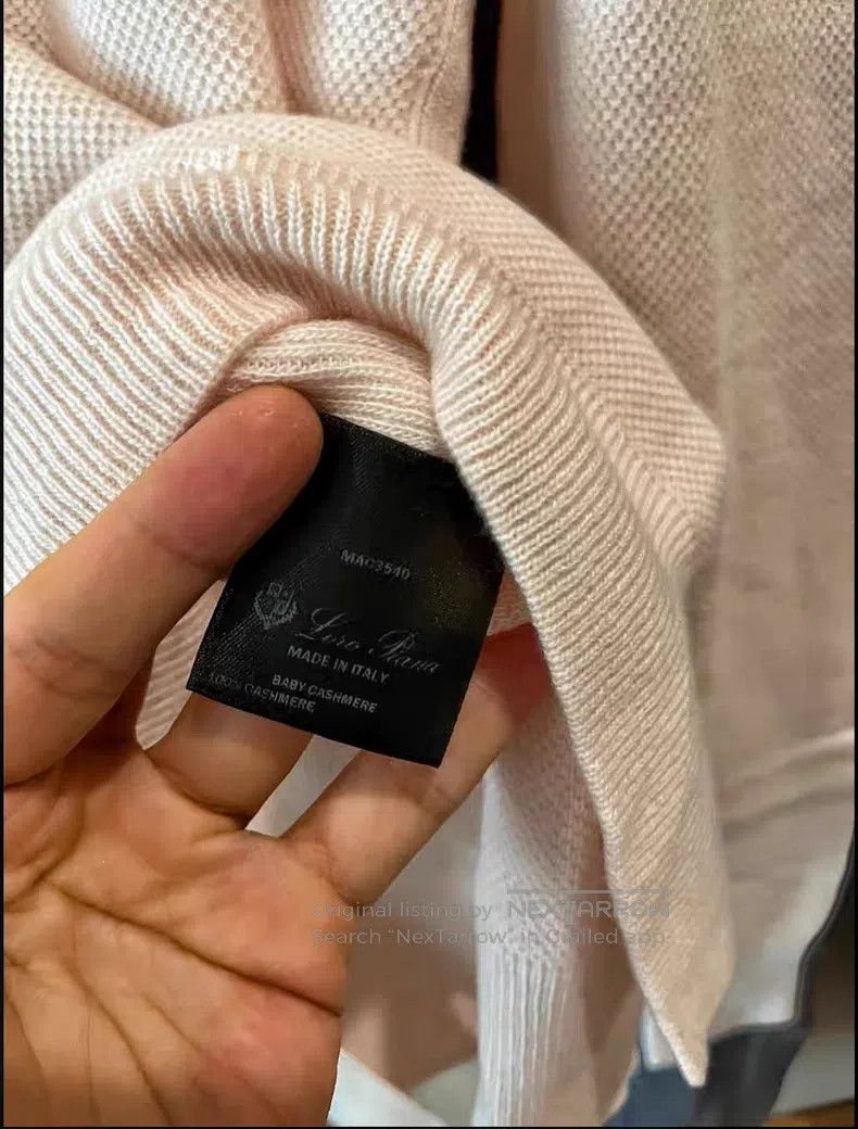 Loro Piana Loro Piana 2023 Cherry Blossom Pink Cashmere Knit Top Size M / US 6-8 / IT 42-44 - 5 Thumbnail