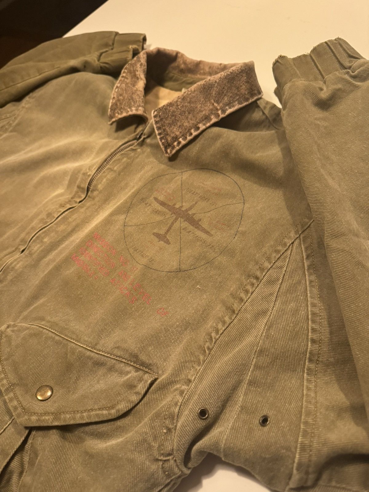 Vintage Green vintage Army bomber jacket Size US M / EU 48-50 / 2 - 2 Thumbnail
