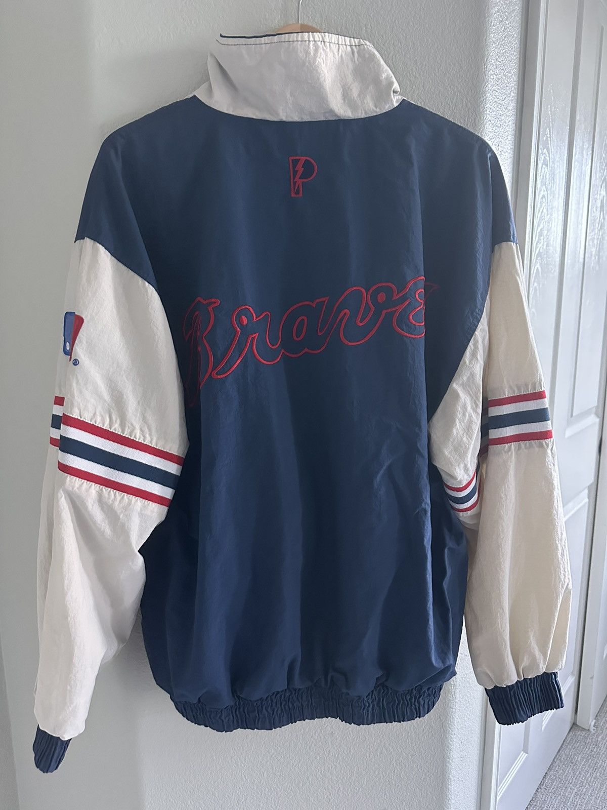 Pro Player Atlanta Braves Embroidered MLB Vintage Jacket Size US M / EU 48-50 / 2 - 2 Thumbnail
