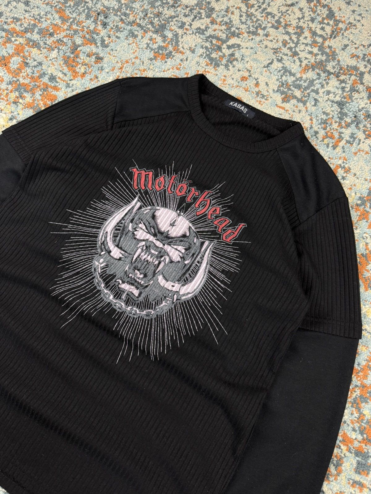 Band Tees Vintage 2000s Motorhead layered ribbed long sleeve tee top Size US L / EU 52-54 / 3 - 4 Thumbnail