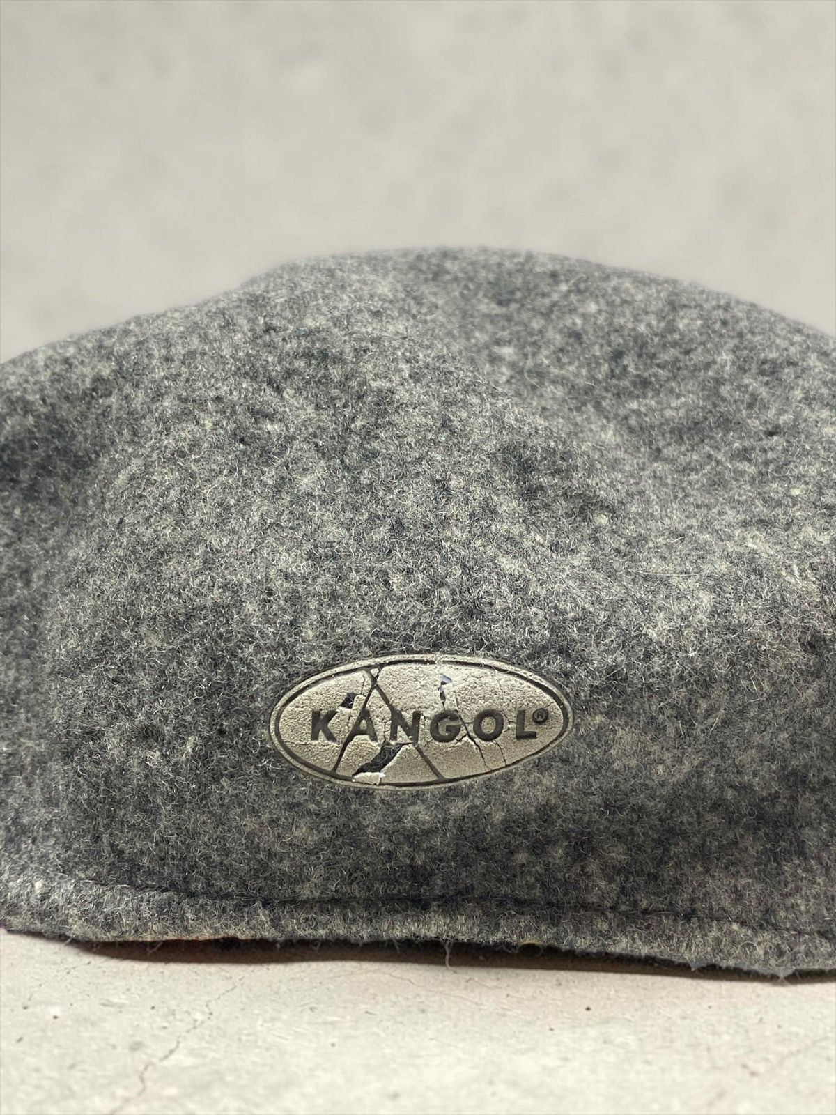 Kangol Vintage 90s Kangol Wool Newsboy Hat Cap Grey Size ONE SIZE - 6 Thumbnail