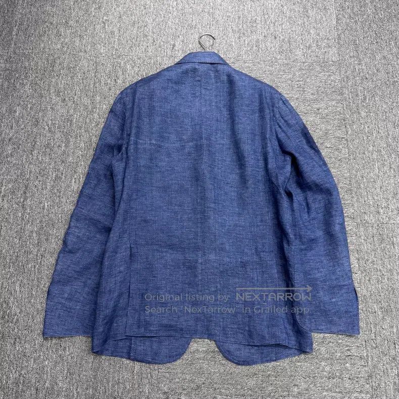 Loro Piana Loro Piana Linen Blazer Jacket Size 54L - 2 Thumbnail