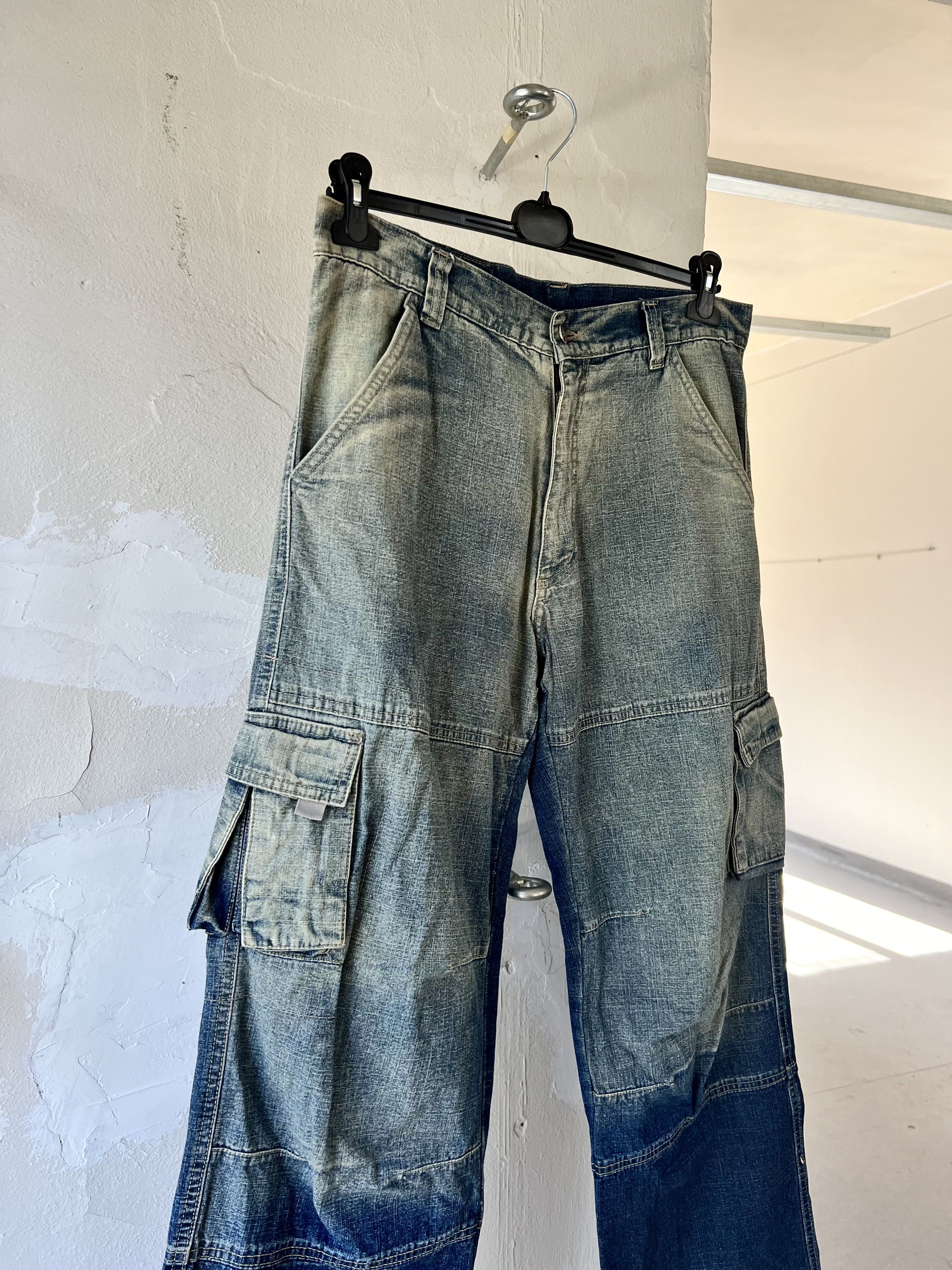Denime Vintage Red Cat Jeans Cargo NFS Fade Pants Size US 36 / EU 52 - 2 Thumbnail