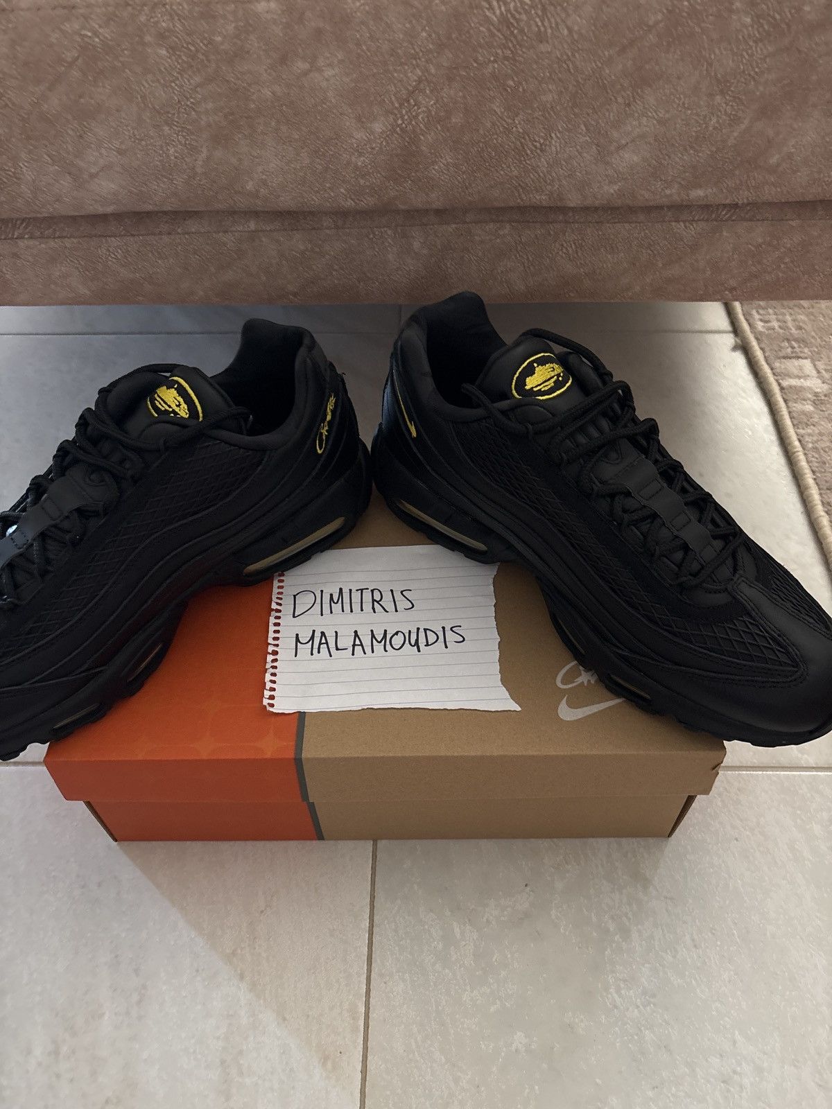 Corteiz × Nike Corteiz x Nike Air Max 95 “Honey Black” — Size EU 46 / US 12 Size US 12 / EU 45 - 2 Thumbnail