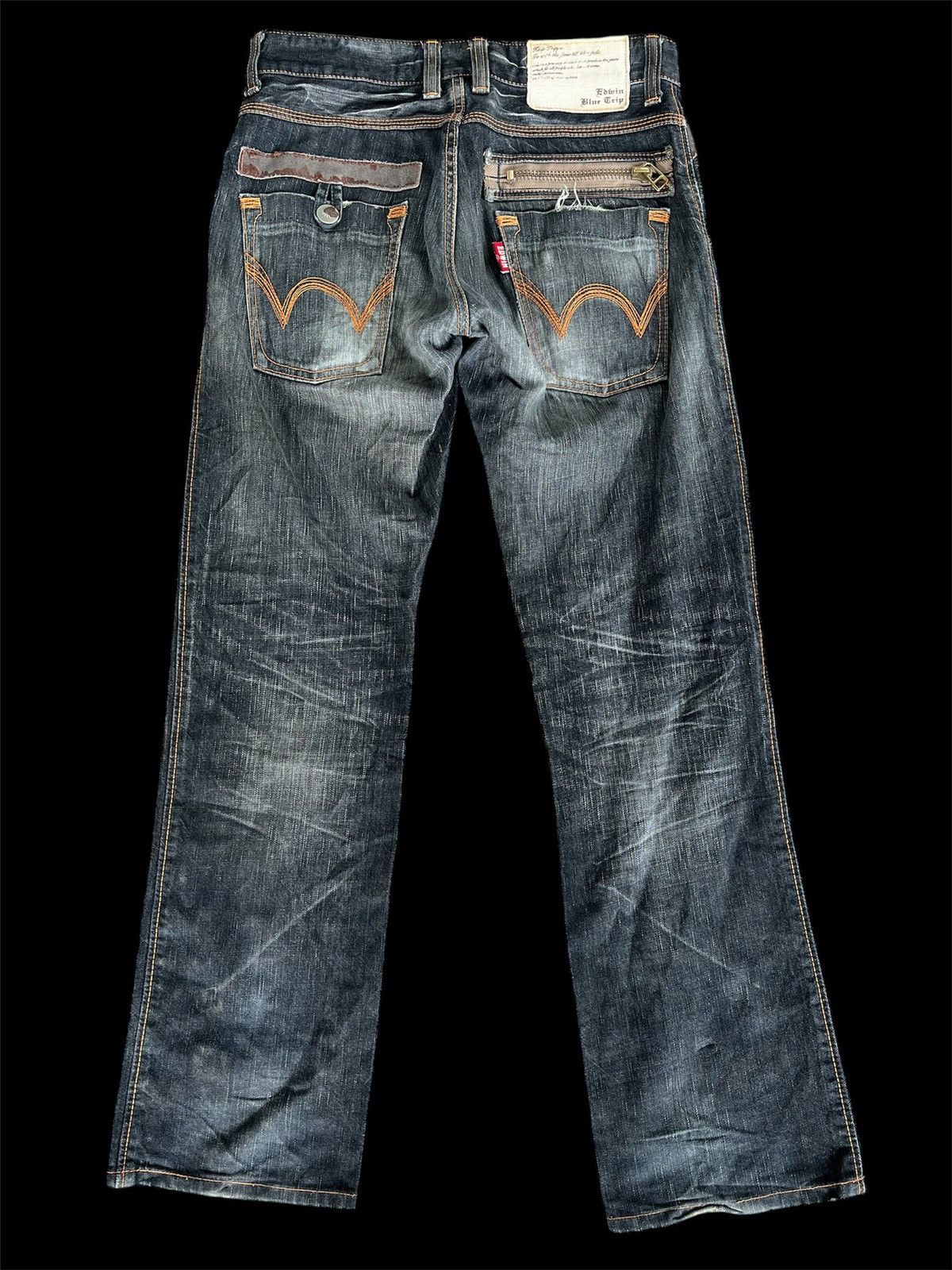 Edwin × If Six Was Nine × Japanese Brand Edwin Bluetrip Blackwash Denim Size US 30 / EU 46 - 2 Thumbnail