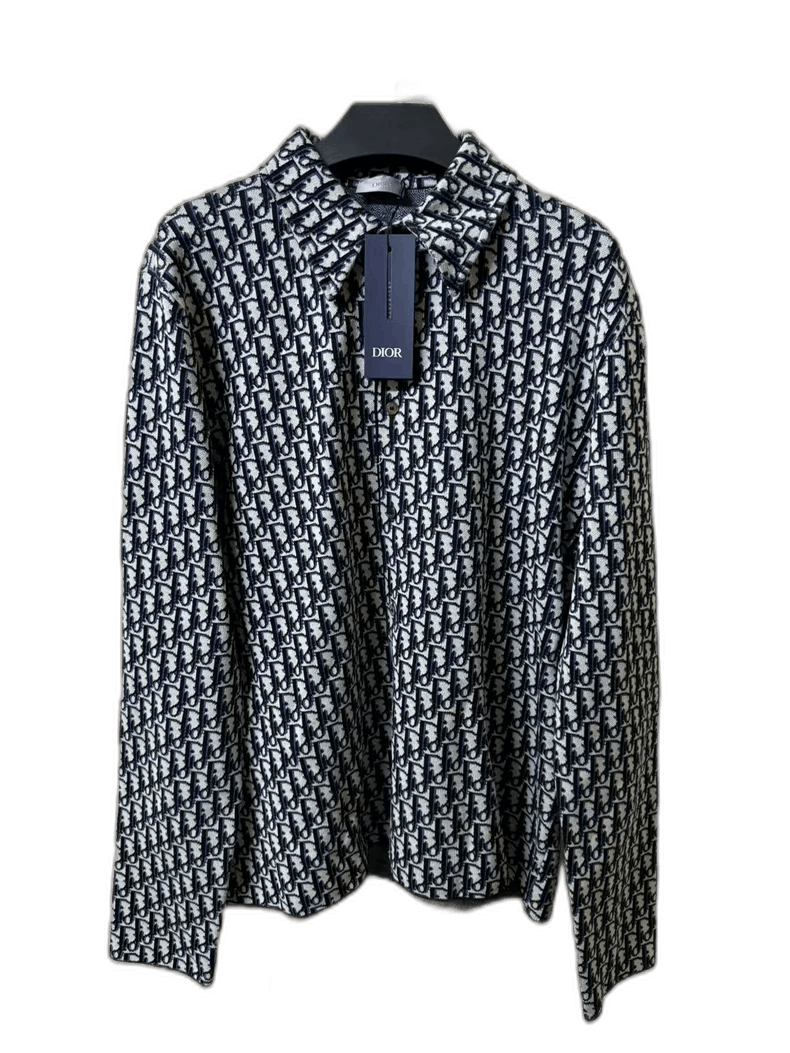 Dior Dior Full Print Logo Shirt with Tag Size US M / EU 48-50 / 2 - 1 Thumbnail