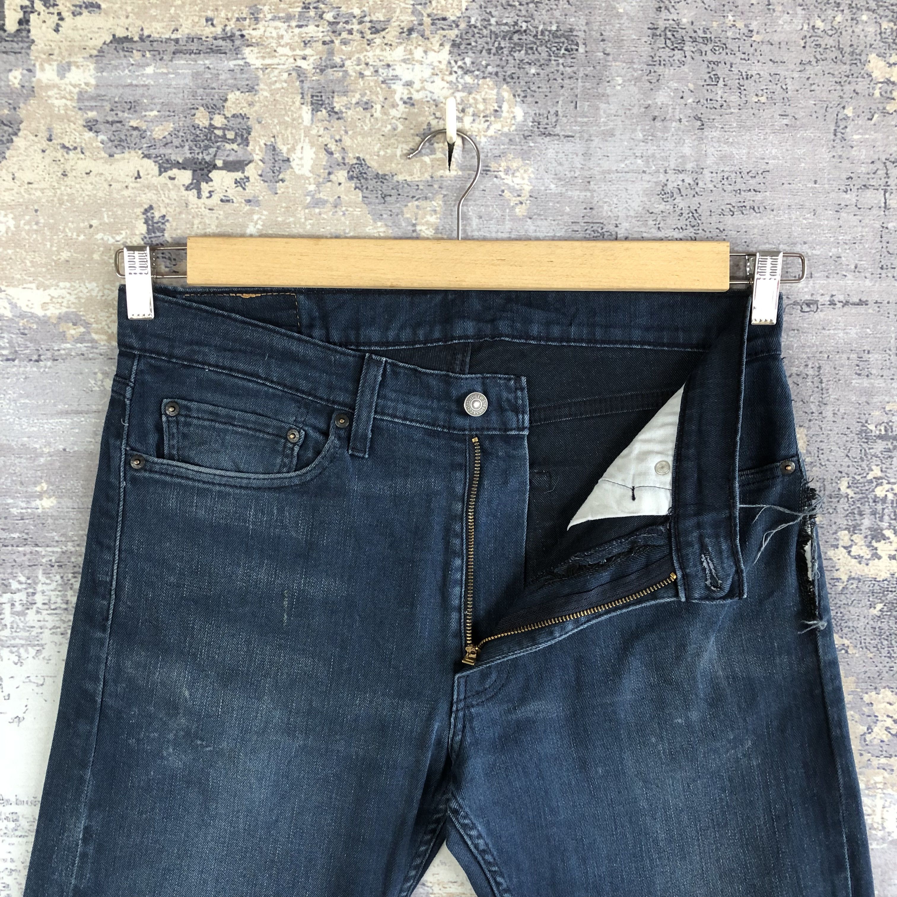 Levi's Vintage Levi's Faded Black Jeans Levis Dark Wash Denim Pants Size US 34 / EU 50 - 6 Thumbnail