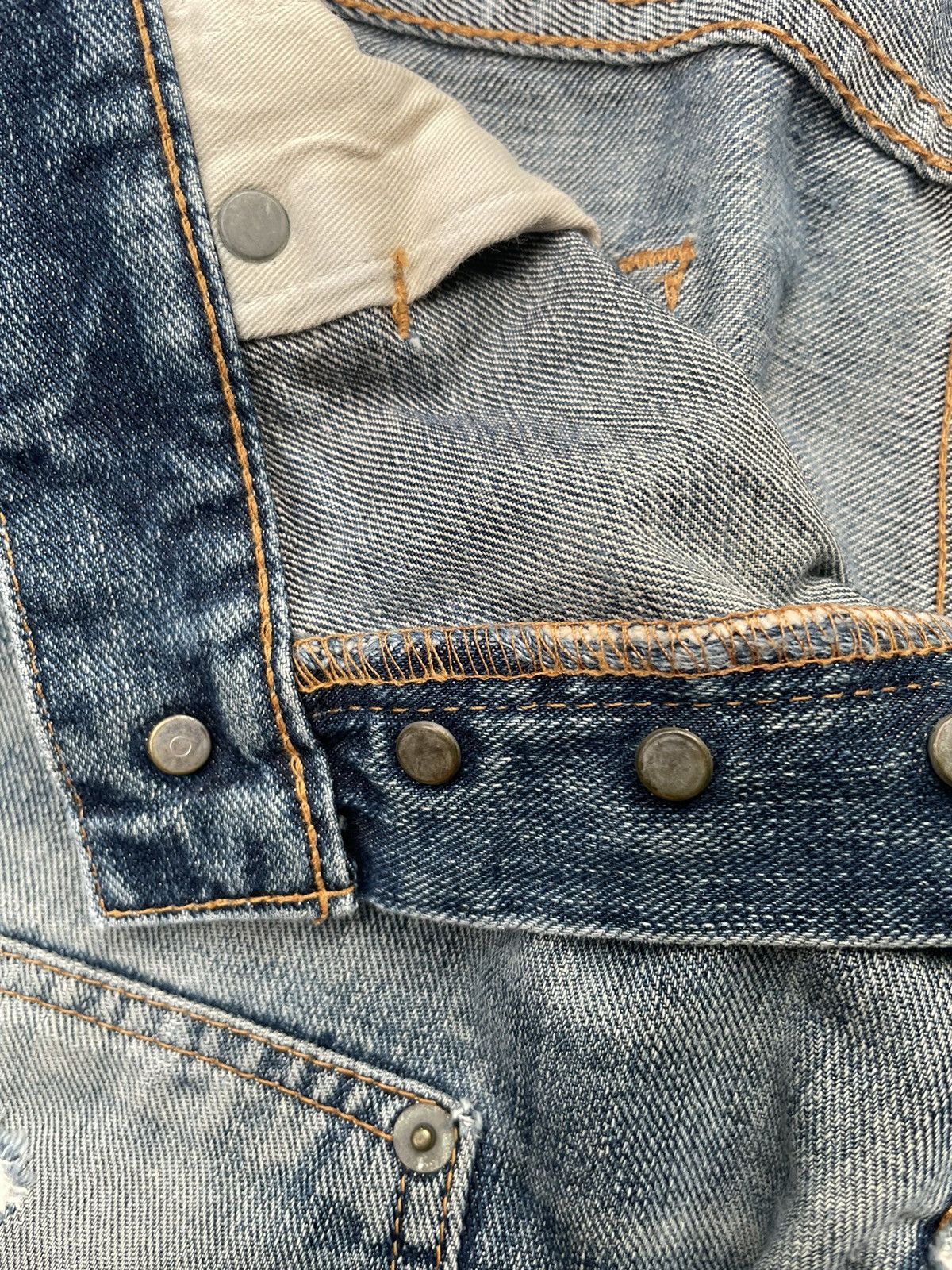 Japanese Brand Ult.Immersion Service Distresed Denim Size US 33 - 19 Thumbnail