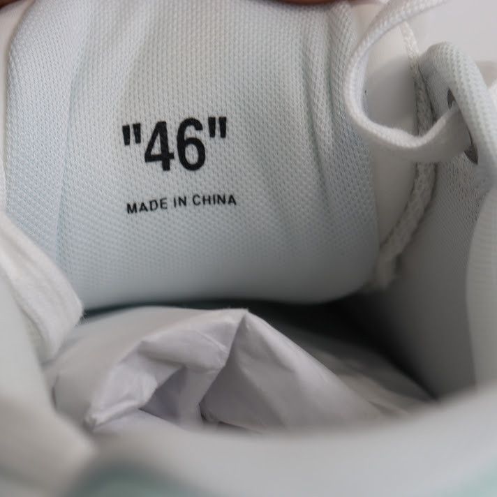 Off-White Q:3 / Out of Office Calf Leather Sneakers in White Mint Size US 13 / EU 46 - 7 Thumbnail