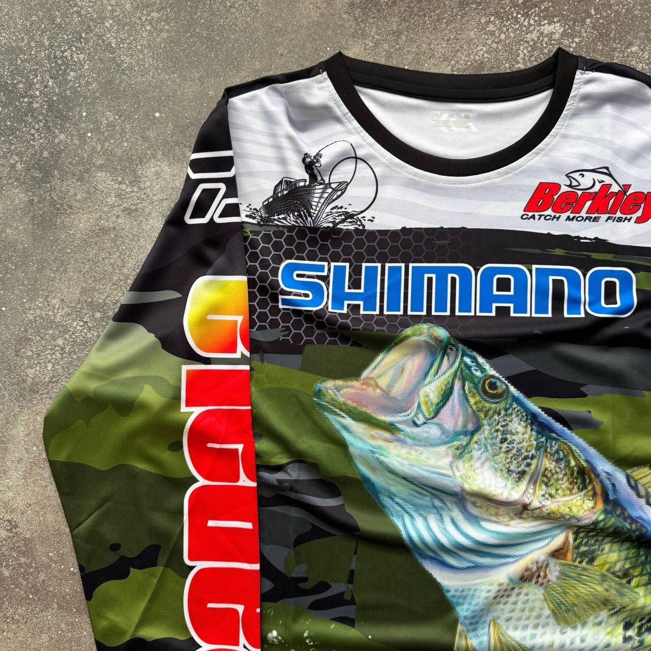 20471120 Shimano Y2K Fishing Racing Biker Jersey Size US M / EU 48-50 / 2 - 2 Thumbnail