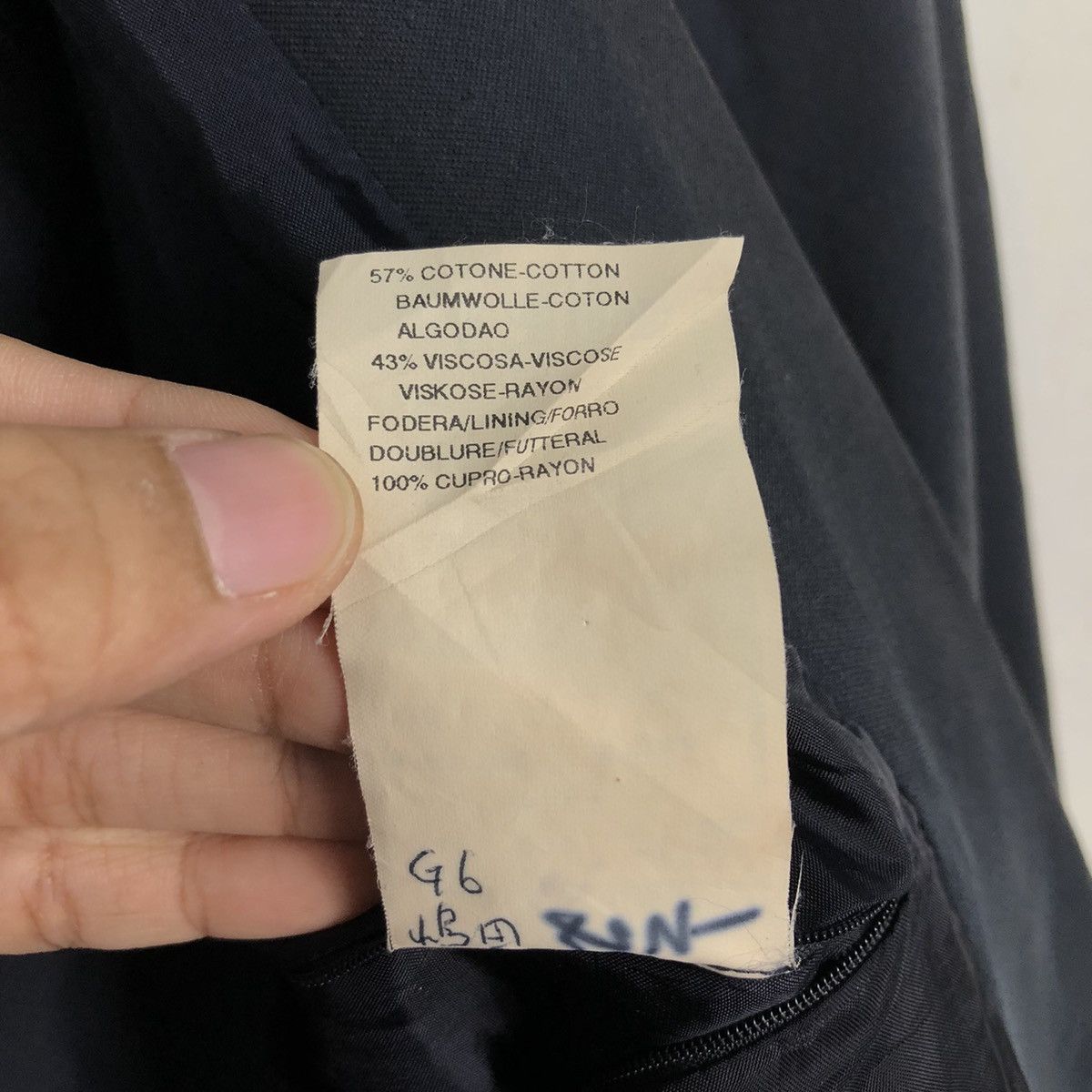 Emporio Armani 📌Rich Black Vintage Emporio Armani Made in Italy Coats Size US M / EU 48-50 / 2 - 20 Thumbnail