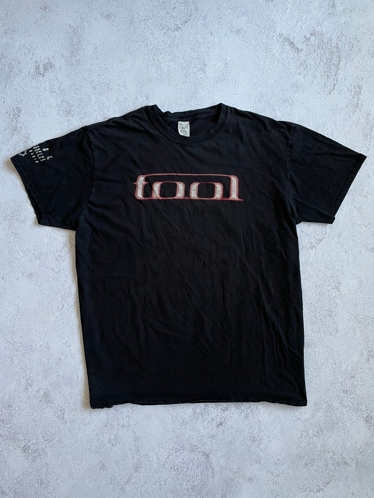 Pre-owned Vintage Tool Band Los Angeles Tour Rock Metal T-shirt Xl In Black