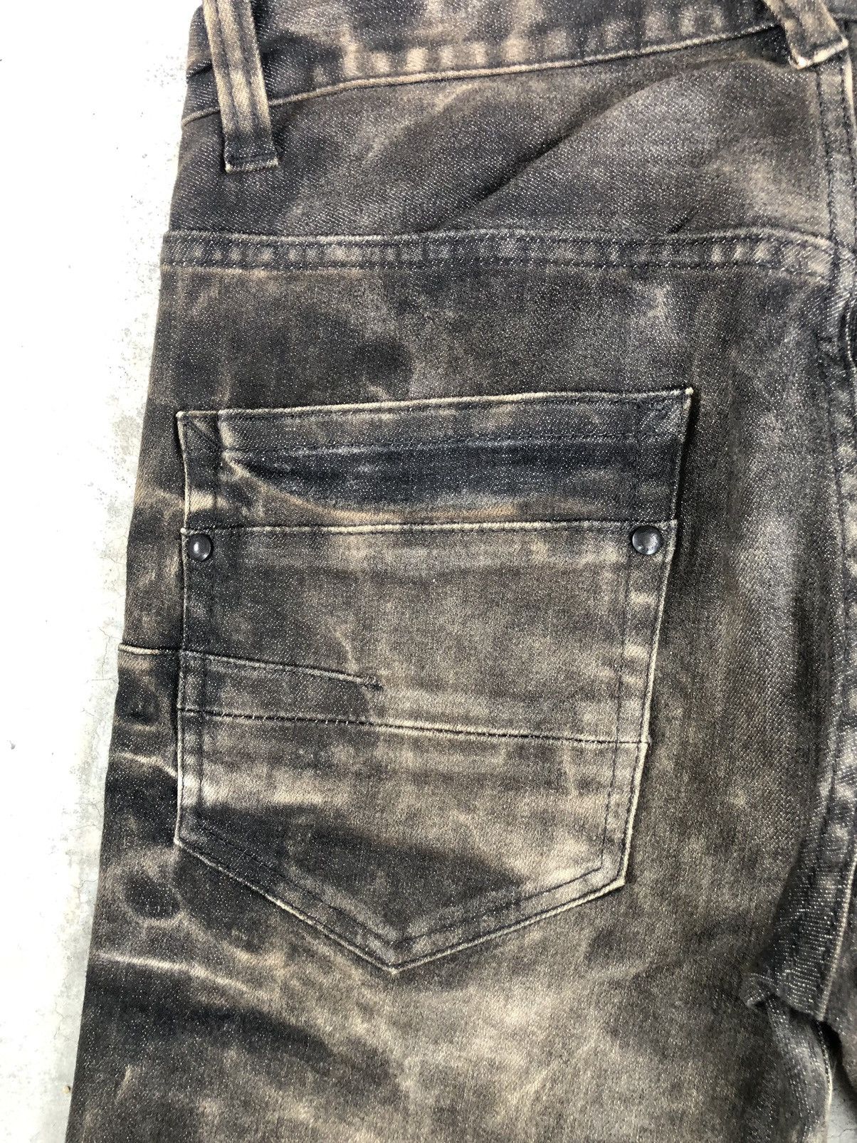 Tornado Mart Japanese Tornado Mart Mini Flare Distressed Jeans Size US 30 / EU 46 - 15 Thumbnail