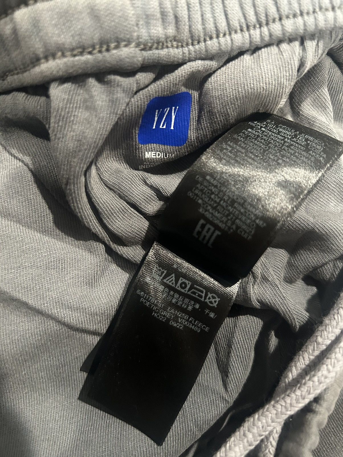 Balenciaga × Kanye West × Yeezy YZY x GAP Poetic Grey Sweatpants M Size US 32 / EU 48 - 10 Thumbnail