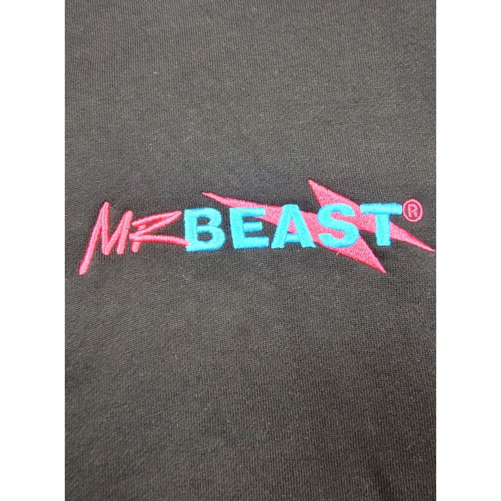 Vintage Mr. Beast Hoodie Mens Small Black Hooded Pullover Embroidered Logo Sweatshirt Size US S / EU 44-46 / 1 - 7 Thumbnail