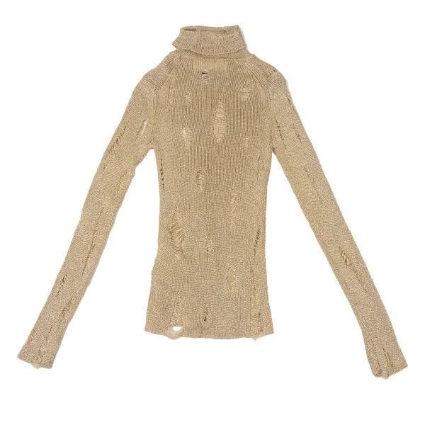 Comme des Garcons Comme des Garcons Vintage gold hole knitted top Size S / US 4 / IT 40 - 3 Thumbnail