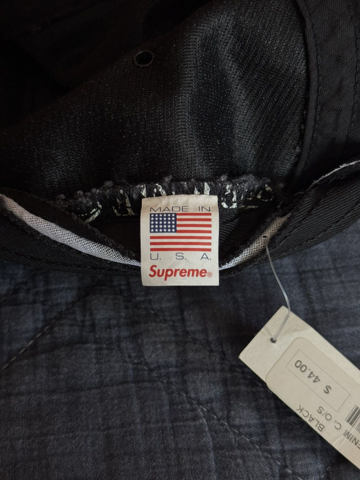 Supreme Supreme Denim Fuck Em All FW 2015 Hat Size ONE SIZE - 8 Thumbnail