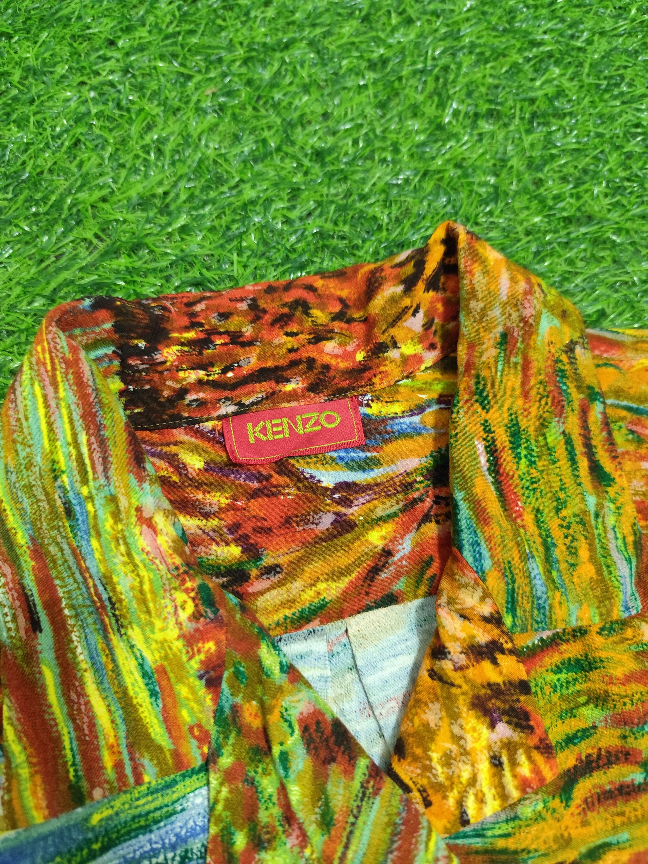 Kenzo 🔥RARE VINTAGE 80S KENZO ABSTRACT RUNWAY Size US L / EU 52-54 / 3 - 12 Thumbnail