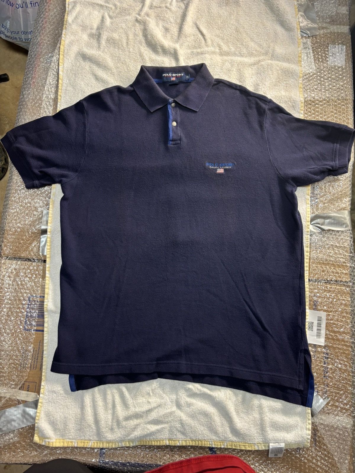 Polo Ralph Lauren Polo Ralph Lauren Sport Vintage USA Polo Size US XL / EU 56 / 4 - 1 Thumbnail