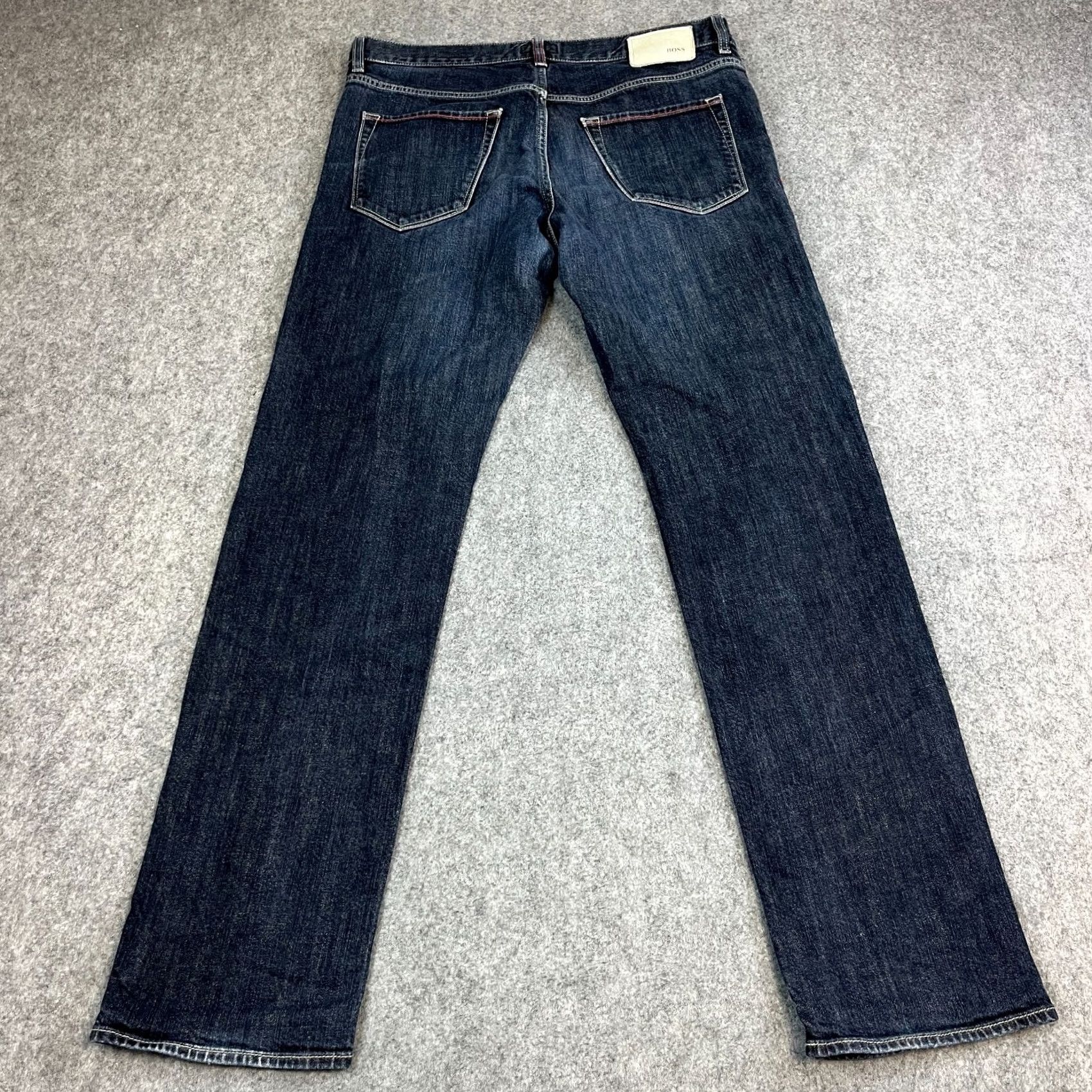 Hugo Boss HUGO BOSS Jeans Maine 1 Regular 34 34 Dark Wash Blue Denim 5-Pocket Stretch Mens Size US 34 / EU 50 - 2 Thumbnail