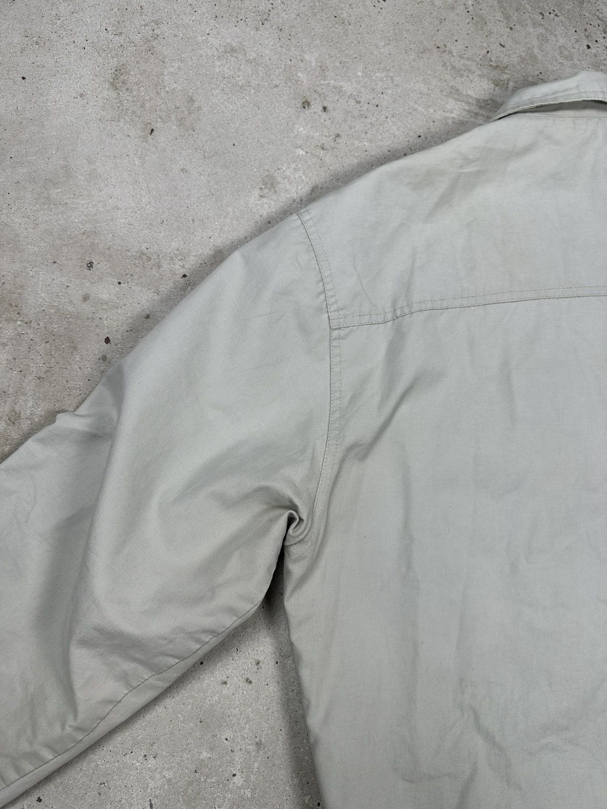Japanese Brand × Vintage Vintage Y2K Work Style Utility Beige Bomber Jacket Size US L / EU 52-54 / 3 - 11 Thumbnail